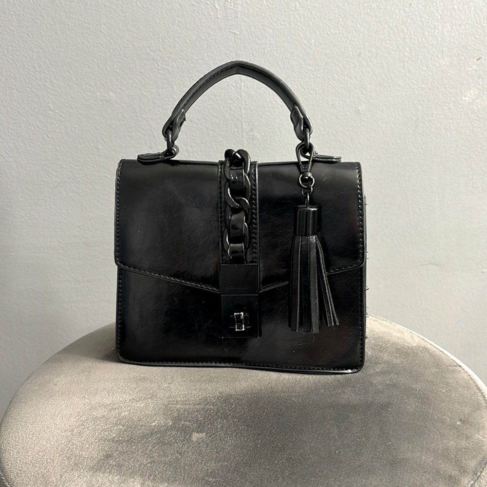 Aldo Black top handle small bag